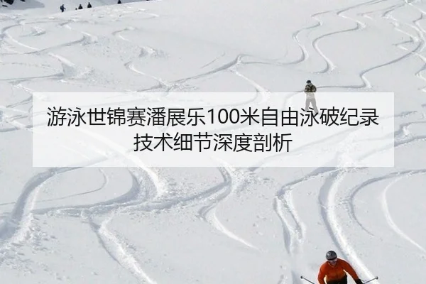 游泳世锦赛潘展乐100米自由泳破纪录技术细节深度剖析